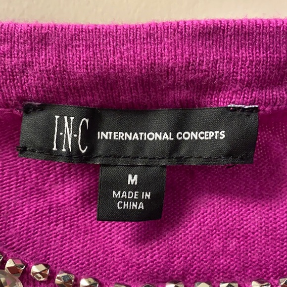Inc Embellished Keyhole Sweater, Created For Macys - Picture 5 of 5